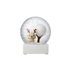 Large Reindeer Latte - Snow Globe