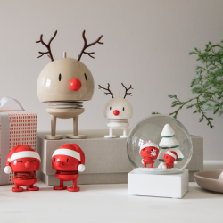 Large Santa Red - Snow Globe
