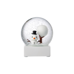 Globo Boneco de Neve Grande Branco - Snow Globe