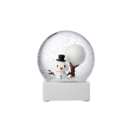 Globo Boneco de Neve Grande Branco - Snow Globe