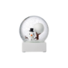 SNOWMAN SNOW GLOBE L WHITE