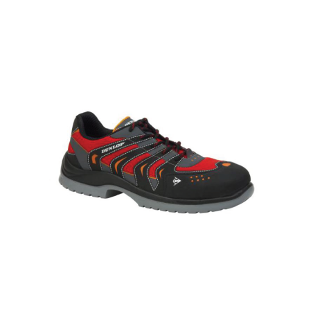 Sapato de Proteção Sport Racer Vermelho S1P SRC 47 DUNLOP