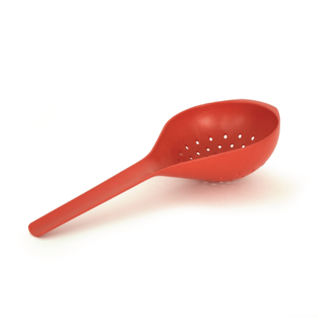 Colher com Escorredor Vermelho - Pronto