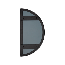 UNITY MIRROR 1/2 CIRCLE BLACK