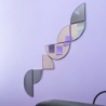 UNITY MIRROR 1/2 CIRCLE BLACK