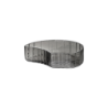 CONCHA BOWLS, SET/3 BLAC,L34W30,5H10,5CM