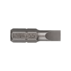 IRWIN Slotted Insert Bit 1,6 mmx8 mm Ø6,35 mmx25 mm (10un.)