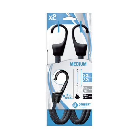 TENSORES MEDIOS 80CMX8MM BLACK BLUE
