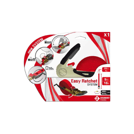 CORREIAS GRANDES 25MMX5M RED