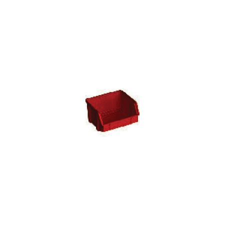 CAIXA STOCK PLASTICO MOD.0 -VERMELHO