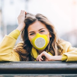 Adult Eco-Friendly Protective Mask Yellow - Eco-Mask