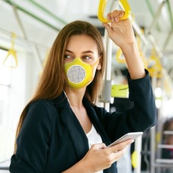 Adult Eco-Friendly Protective Mask Yellow - Eco-Mask