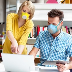 Adult Eco-Friendly Protective Mask Yellow - Eco-Mask
