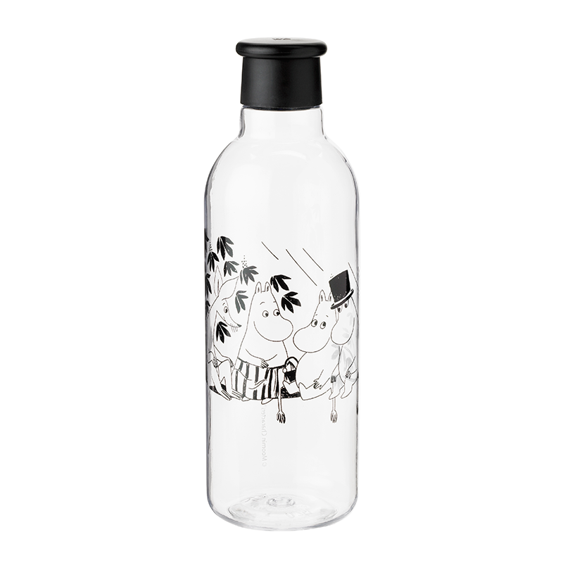Drinking Bottle 750ml Black Moomin - Drink-It