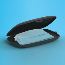 Pocket Case for Face Mask Charcoal - On The Go