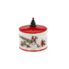Frasco de Doces Decoração Natal 15,2cm