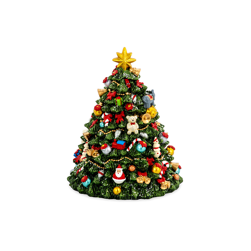 Caixa de Música Árvore de Natal 15cm