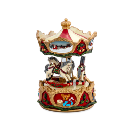 Music Box Carousel with Horses
