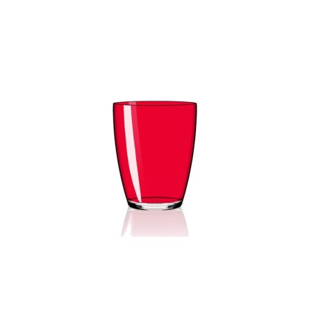 Set of 6 Tumbler Glasses Red - Tiburon