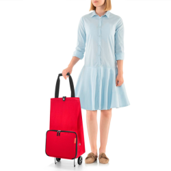 Foldable Shopping Trolley Red - Foldabletrolley