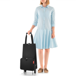 Trolley de Compras Dobrável Preto - Foldabletrolley