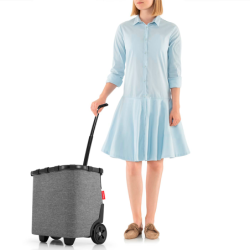 TROLLEY PARA COMPRAS TWIST SILVER