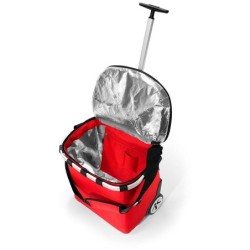 Trolley Térmico com Tampa Vermelho – CarryCruiser ISO