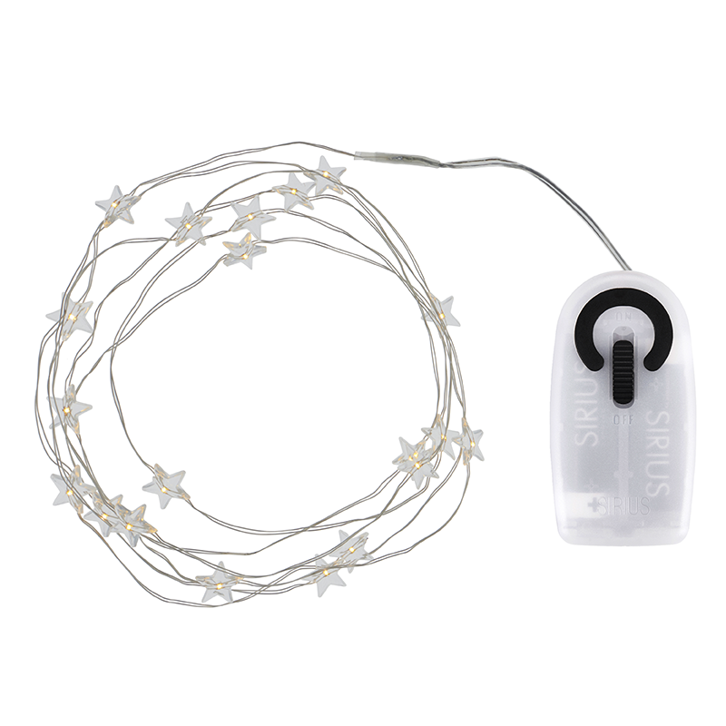 Luces Estrella 20 Microleds Blanco Caliente - Trille