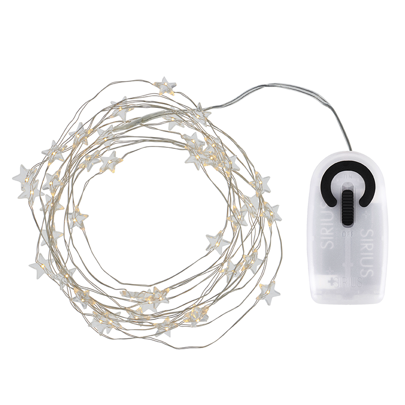 Luces Estrella 40 Microleds Blanco Caliente - Trille Luces Estrella 40 Microleds Blanco Caliente - Trille