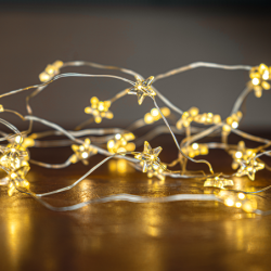 Luces Estrella 40 Microleds Blanco Caliente - Trille