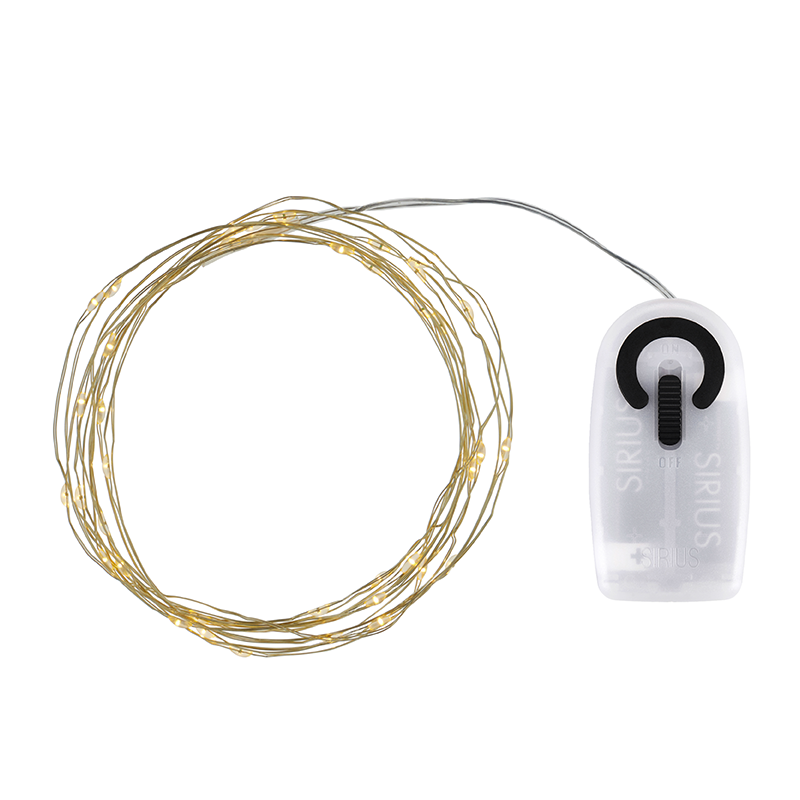 Luces Knirke 40 Microleds Blanco Caliente - Fairy Lights