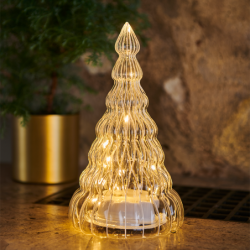 Árbol de Navidad 23cm Blanco - Lucy