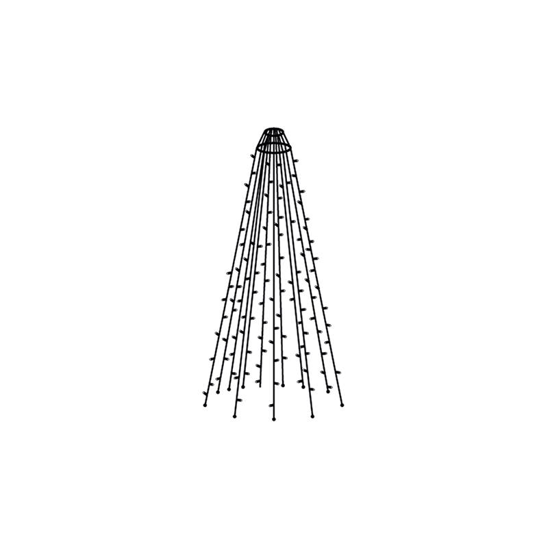 Árvore de Natal Flag Pole 480 Leds - Top-Line Árvore de Natal Flag Pole 480 Leds - Top-Line