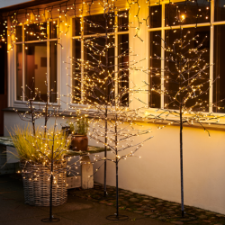 Árvore de Natal 120Leds Branco Quente/Neve - Alex