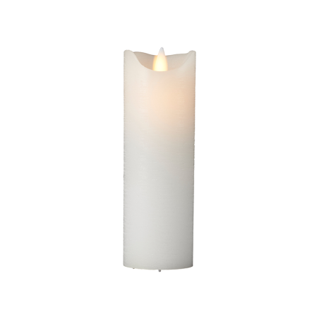 Vela Recargable 15cm Blanco - Sara