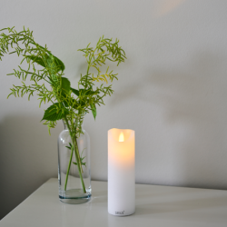 Vela Recargable 15cm Blanco - Sara