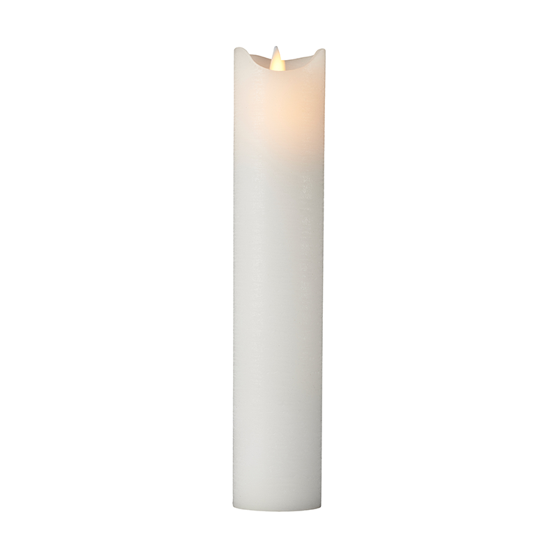 Vela Recargable 25cm Blanco - Sara