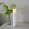Vela Recargable 25cm Blanco - Sara