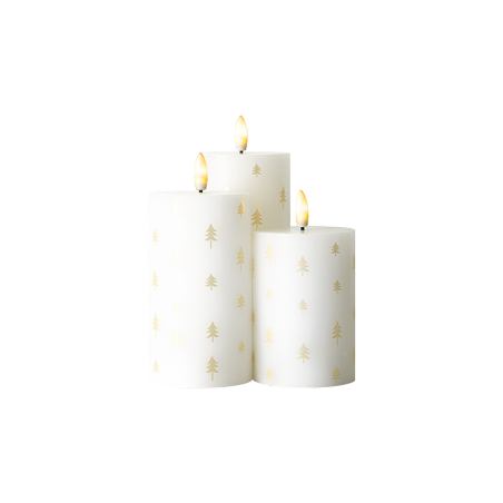 Juego de 3 Velas Led Recargables - Sille