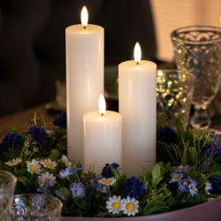 Rechargeable Led Candle 10cm White - Sille