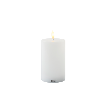 Vela Led Recargable Ø7,5x12,5cm Blanco - Sille