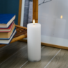 Vela Led Recargable Ø7,5x20cm Blanco - Sille