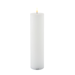 Vela Led Recargable Ø7,5x30cm Blanco - Sille