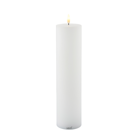 Vela Led Recargable Ø7,5x30cm Blanco - Sille