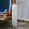 Vela Led Recargable Ø7,5x30cm Blanco - Sille