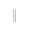 Juego de 2 Velas Recargables 20cm Blanco - Sille