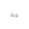 Juego de 2 Velas Recargables Tealight Blanco - Sille