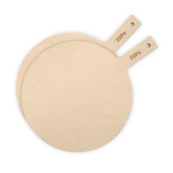 Set of 2 Rounds Pizza Boards in Wood