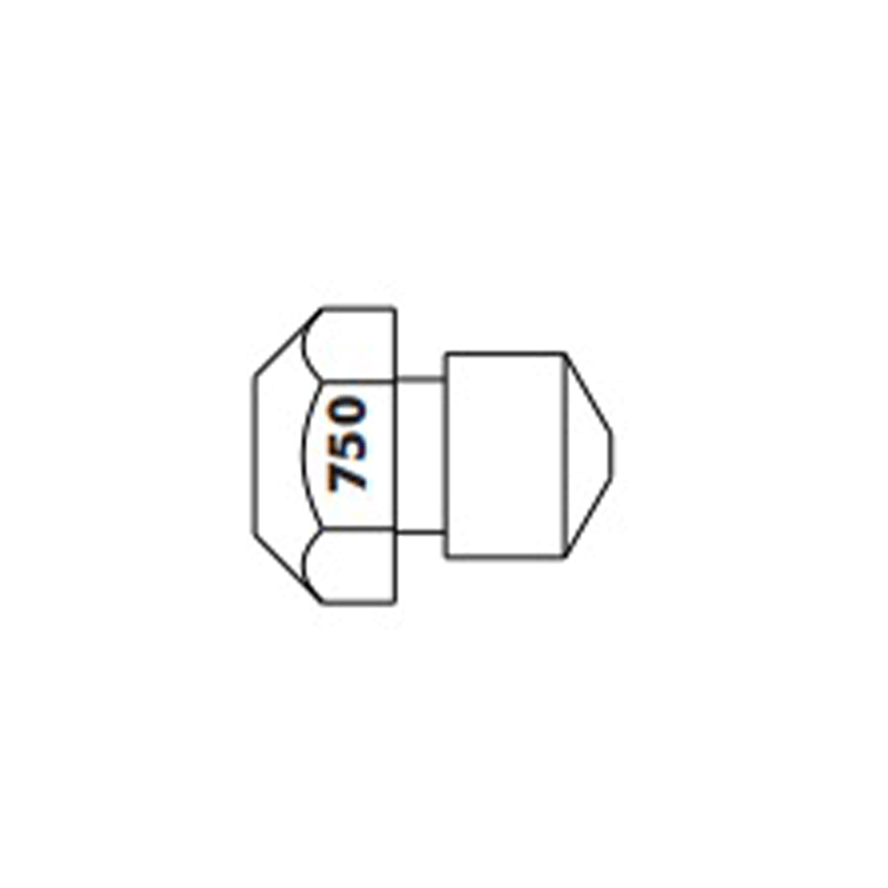 BRALO Mouthpiece N750- 4.08 - 5.0 MM BRALO Mouthpiece N750- 4.08 - 5.0 MM