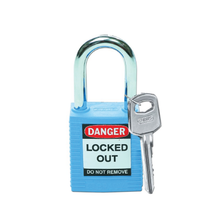 BRADY Steel and Nylon Padlock 38MM Blue